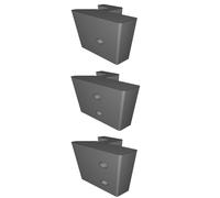 Staffa Montaggio Pannello Slatwall per Barra Magnetica Attrezzi Gancio Parete