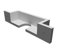 Staffa Montaggio per Microsoft Surface Thunderbolt 4 Dock Supporto Parete