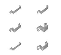 Staffa Montaggio per WAGO 221-2411 Connettore Inline Terminale Supporto 3D