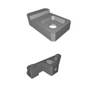 Staffa Montaggio Plotter Penna per FlashForge Creator Pro Stampante 3D 2D
