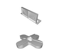 Staffa Montaggio Rack per Router Ubiquiti Edgerouter X SFP 19 Pollici Kit