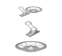 Staffa Montaggio Ricambio per Supporto Navigatore GPS TomTom Holder Kit 3D