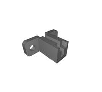 Staffa Montaggio Servo per Hitec HS-85BB Supporto Ala Piatta Stampato 3D