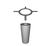 Staffa Montaggio Sottoscrivania per Harman Kardon Soundsticks III Subwoofer 3D