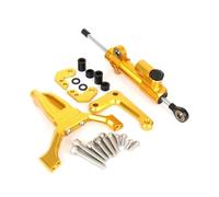 Staffa Montaggio Stabilizzatore Ammortizzatore Sterzo CNC Moto Per Yamaha MT-09 MT09 MT 09 2024 2025 Regolabile Sterzos Ammortizzatore Supporto Montaggio(SET 2)