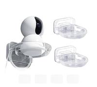 Staffa Montaggio Telecamera Parete Sorveglianza - Supporto Per Fotocamera Universale In Plastica Set Sicurezza, Kit Supporti Cupola, Interna, Sistema Sicurezza Esterno, Con Gestione Dei Cavi, 2 pezzi