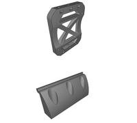 Staffa Montaggio VESA per Wacom Cintiq 13HD DTK-1301 75x75mm Supporto 3D