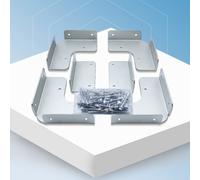 Staffa Pannello Solare Marino Regolabile Acciaio Inox 304 per Barche Camper Yach