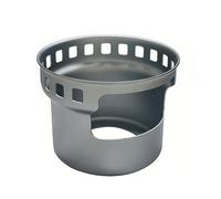 Staffa Parabrezza Alluminio 6061 per Stufe a Zaino Peso Netto 52,4g Grigio