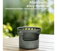 Staffa parabrezza in alluminio 6061 per stufe a zaino con combustione stabile