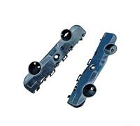 Staffa Paraurti Anteriore per Navara NP300 2015-2020, Coppia Ricambio Compatibile con OEM 62223-4JA0B 62222-4JA0B, ABS Nero Anteriore