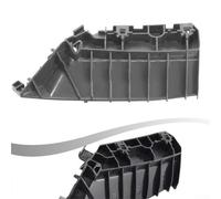 Staffa paraurti anteriore sinistro o destro in ABS di ricambio diretto compatibile con Q50 2014-2018 OEM 62059-4GA0A / 62058-4GA0A nero (62059-4GA0A L)