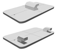 Staffa Parete per Lego Technic 42125 42096 Ferrari Porsche Supporto Display