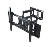 Staffa Parete TV Supporto Televisore Doppio Braccio 3 Snodi - Full Motion Universale per LED LCD OLED - Da 32 a 75 pollici - Alta Resistenza 50 kg