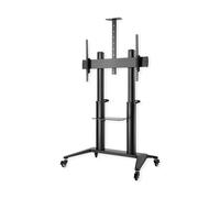 STAFFA PAVIMENTO PER TV 70-120 LOAD 140KG 1000X600 CON RUOTE