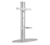 17.03.1262-1 STAFFA PAVIMENTO PER TV FINO A 55 SILVER ALLUMINIO 400X400 40KG
