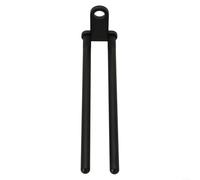 Staffa per allarme morso da pesca, fissaggio a clip antivento, struttura in metallo resistente all'usura per uso a lungo termine, installazione semplice, attrezzatura leggera da pesca all'aperto (A)