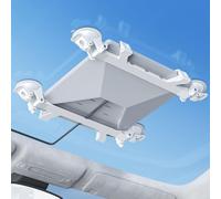 Staffa per antenna a ventosa per Starlink Mini, forte supporto in ABS per camper, barca/aerei, installazione interna senza foratura, adatta per comunicazioni mobili (bianco, design a sgancio rapido)