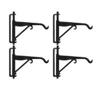 Staffa per appendere la casetta degli uccelli, 4 pezzi di accessori per case delle bambole in miniatura, ganci per decorazioni da parete per case delle bambole - Hardware in lega per scene scala 1
