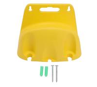 Staffa per avvolgitubo per tubo dell'acqua montata a parete Gancio per tubo flessibile Supporto per avvolgitore per tubo dell'acqua Forte carico Cuscinetto Irrigazione da giardino (Giallo)