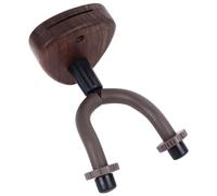 Staffa per Basso per Montaggio a Parete, Stabile Struttura in Legno di Noce Gancio per Collo per Chitarra Salvaspazio per Violino Ukulele Banjo (Senza retroilluminazione colorata