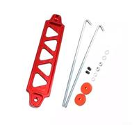 Staffa per batteria in acciaio inox da 20 cm, per montaggio su veicolo, fornisce un fissaggio sicuro e protezione contro il movimento della batteria e potenziali danni (rosso)