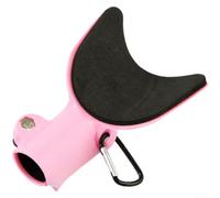 Staffa per braccio per canna da pesca con cuscinetto in spugna morbida antiscivolo, morsetto regolabile per maniglie per canna da 20 30 mm, meccanismo di bloccaggio pieghevole, materiale ABS (rosa)