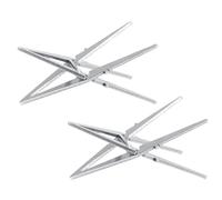 Staffa per bruciatore da campeggio per esterni, compatta, nera, per cucinare e riscaldare all'aperto