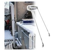 Staffa per Camino da Tetto, Kit di Supporto per Camino da Tetto esteso Regolabile in Acciaio Inossidabile per Tubo della Stufa, garantisce stabilità al Vento e alla Neve, Personalizzabile co