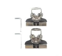 Staffa per cofano auto compatibile con illuminazione a LED per avventure fuoristrada (argento)