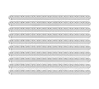 Staffa per connettore piastra di rammendo con rinforzo dritto in lega di alluminio con schema di fori da 8 mm per apparecchiature di ingegneria e mobili in legno, supporto per (3102-0015-0120)