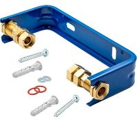 Staffa per Contatore dell'acqua con attacco a vite 3/4" x 1" per contatore d'acqua 3/4" DN 20
