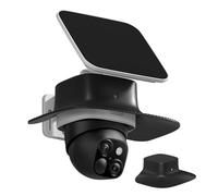 Staffa per copertura antipioggia per fotocamera Eufy Security SoloCam S340, accessorio per montaggio solare esterno Eufy S340, protegge la fotocamera dalla polvere e dai danni UV diretti
