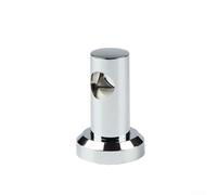 Staffa per doccia da 22 mm, in ABS cromato, supporto da parete per binario da 21,5-22 mm, include trapano a vite di fissaggio necessario per un'installazione sicura
