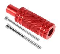 Staffa per Fari per Moto, Supporto Frontale Parafango in Lega di Alluminio | Foro Piccolo 14mm, Foro Grande 24mm, Montaggio Esterno, per Scooter e Fari Ausiliari