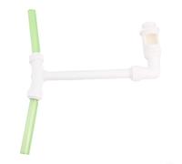 Staffa per fontana a doppio spruzzo con getti di ritorno da 3,8 cm e adattatore da 1,5/2 pollici per un'ampia compatibilità