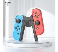 Staffa per impugnatura di ricarica portatile Aolion per Nintendo Switch/OLED per dock di ricarica per controller Joy-con per accessori di gioco Switch