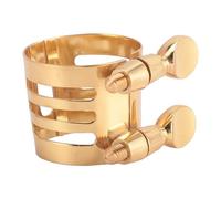Staffa per Legatura del Bocchino, Oro Versatile Facile da Installare Legatura del Sassofono di Squisita Fattura Perfetta per il Clarinetto di Ricambio