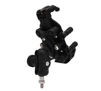 Staffa per Manubrio di Supporto per Telefono Cellulare per Moto Regolabile a 360° Durevole con Manopola Antifurto per Triciclo per Bici Elettrica