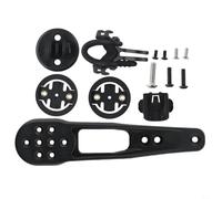 Staffa per manubrio per bici da strada, compatibile con H31 CP10 CP20 per Garmin per fotocamera sportiva Cateye in nylon nero