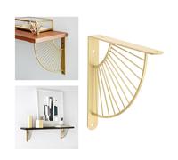 Staffa per mensola a parete resistente con viti per hardware per librerie