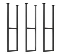 Staffa per mensola da soffitto, staffa per mensola galleggiante resistente con viti, staffa di supporto per mensola in metallo a 2 livelli, per cucina, sala da pranzo