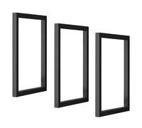 Staffa per mensola galleggiante per carichi pesanti 30 x 50 cm (senza tavola), staffa per mensola per montaggio a parete per montaggio a soffitto, staffe di supporto per mensola sospesa in metallo