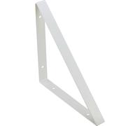 Staffa per mensola in metallo 27,2x27,2 cm bianca Bianco - opaco