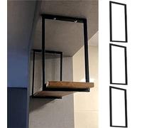 Staffa per mensola per carichi pesanti (senza tavola), mensola per montaggio a soffitto 30 cm x 50 cm, supporto per mensola sospesa in metallo con kit di viti di installazione, per cucina ( Color : Bl