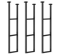 Staffa per Mensola Sospesa per Carichi Pesanti 30 cm x 110 cm - Montaggio a Soffitto a 3 Strati in Metallo Con Viti di Installazione (Senza Tavola)