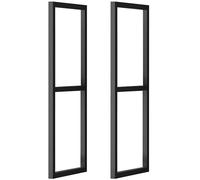 Staffa per mensola sospesa per carichi pesanti (senza tavola), staffa per mensola per montaggio a soffitto 30 cm x 60 cm con viti di installazione, staffa per mensola sospesa in metallo a 2 strati (C