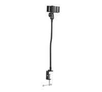 Staffa per microfono, Staffa per microfono Staffa flessibile Supporto per albero regolabile Morsetto Supporto per microfono da tavolo Supporto dal vivo Staffa da tavolo Accessorio per microfono