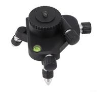 Staffa per misuratore di livello con filettatura maschio da 1/4 di pollice e filettatura femmina da 5/8 di pollice per montaggio su treppiede, strumento adattatore autolivellante in lega di alluminio