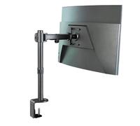 Staffa per Monitor PC da Tavolo 17''-26'' - Supporto Monitor da Scrivania Girevole 360° e Inclinabile, VESA 100x100mm, Carico Max 10kg, Nero
